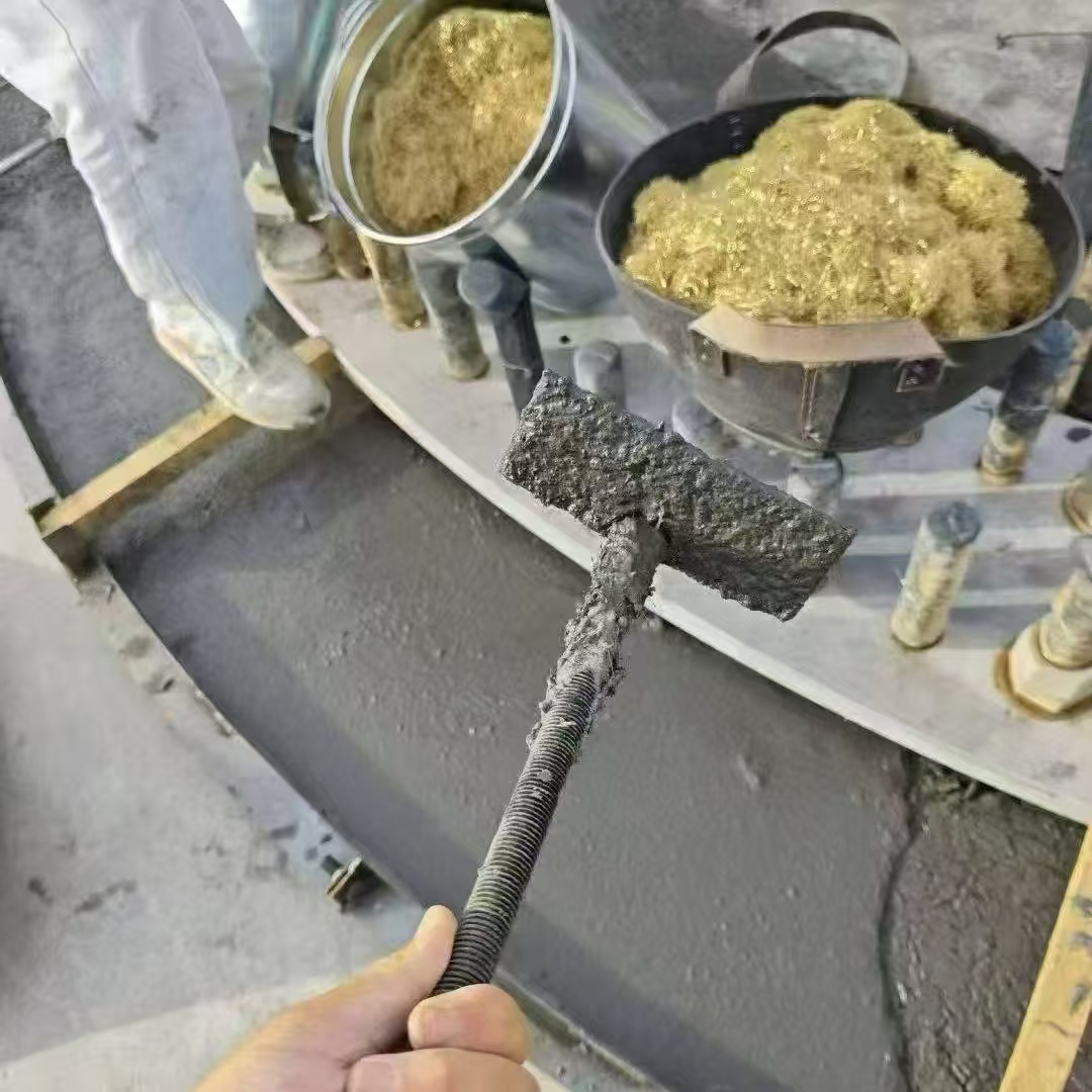 鼎城C120钢纤维高强无收灌浆料 轧机压缩机汽轮机发电机锻压设备底座灌浆材料